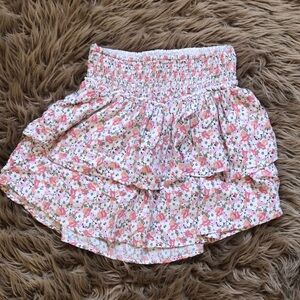 Hollister Smocked Floral Skirt